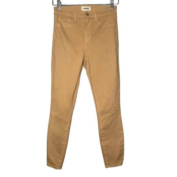 L'AGENCE Margot Coated Jeans Candied Ginger - Picture 2 of 8